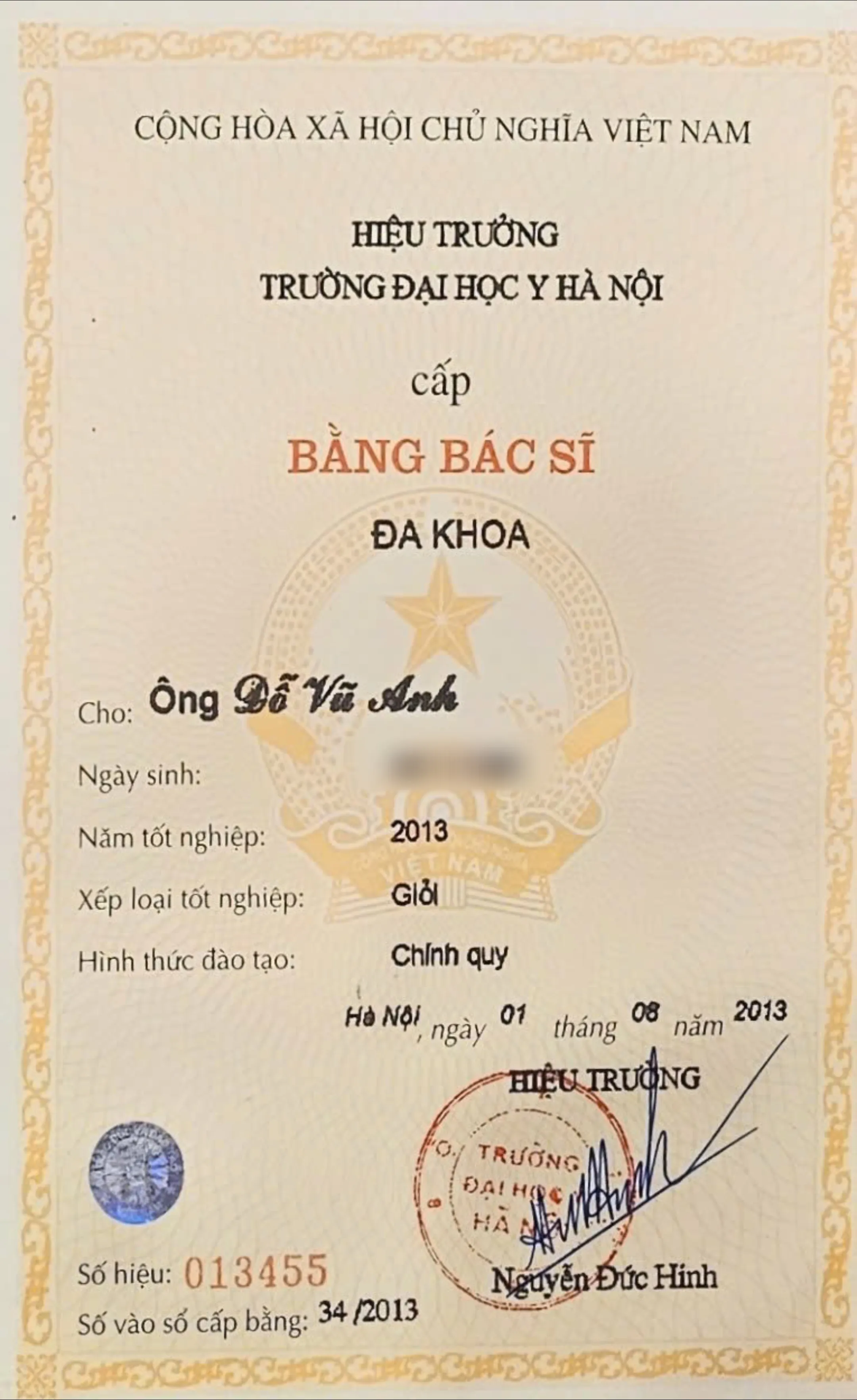 Bằng Bác sĩ đa khoa